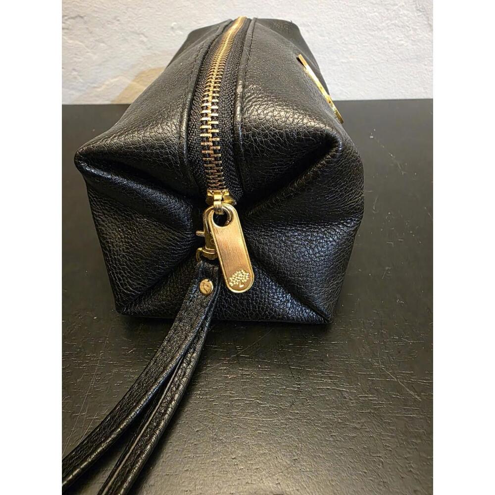 Mulberry Black Leather Cosmetics Bag - Picture 3 of 7